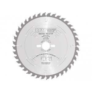 CMT Industrial Pílový kotúč pre pozdĺžne a priečne rezy - D250x3,2 d30 Z48 HM Odhlučnený