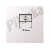 Žiletka 7,5x12x1,5 a°45  MG18    