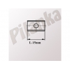 Žiletky 15x12x1,5  a°45  HE40