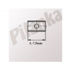 Žiletka 7,5x12x1,5 a°35 T04F,KCR08                                  