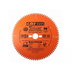 CMT ITK Ultra tenký kotúč na lamino, plast a neželezné kovy - D250x2,6 d30 Z80 HW