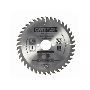 CMT Pílový kotúč pre elektronáradie, finálny rez - D165x2,6 d30 Z40 HM