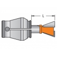 CMT Fréza pre rybinový spoj D5,3x4 L43 17° Hoffman S=6mm    