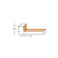 CMT C922.034 Stopková fréza na plochy HW - D52x6,5 L83,5 S=12 Z6