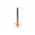 CMT C950 Fréza na cylindrické drážky HW - D10,5x12,5 d6,6 L48 S=8 Z1, M6