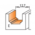 CMT profilová fréza čelná R1,2 D12,7x12,7 S=8mm HM 