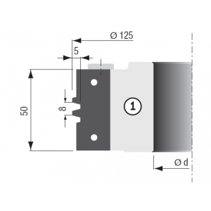 Žiletka 50x19x2 pre frézu YH152AAM