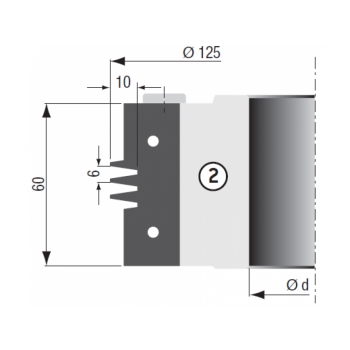 Žiletka 60x24x2 pre frézu YH156AAM