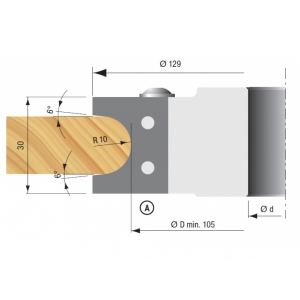 Žiletka R10 A - pre STRYS104BZM030