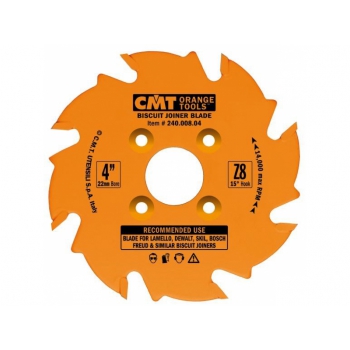 CMT Kotúč lamelovací pre lamelové spoje - D100x3,96 d22 Z6 HM striedavý zub