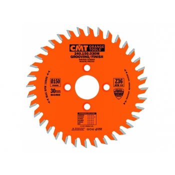 CMT Drážkovací kotúč pre CNC - D150x3 d30 Z36 HW