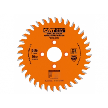 CMT Drážkovací kotúč pre CNC - D150x5 d30 Z36 HW