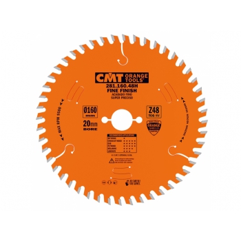 CMT Industrial Pílový kotúč na lamino a DTD - D160x2,2 d20 Z48 HW