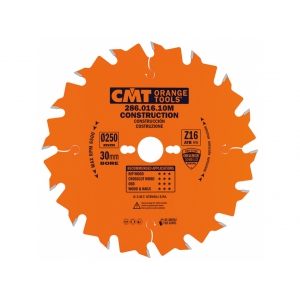 CMT Pílový kotúč na stavebné rezivo - D250x2,8 d30 Z16 HM