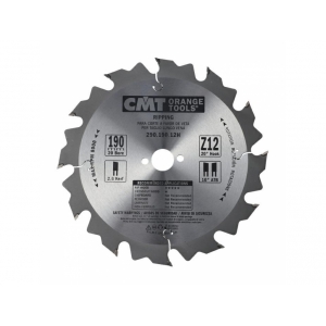 CMT Pílový kotúč pre elektronáradie, pozdĺžny rez - D190x20 Z12 HM