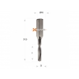 CMT Kolíkovací vrták X-Treme D6x22 S=10x27 L57,5 P