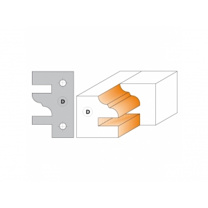 CMT žiletka pre C694014 - pár žiletiek profil D. 40x24,5x2mm 