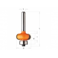 CMT Fréza polkruhová zaobľovacia vypuklá R3,2 D19,05x6,4 L57 S=6mm