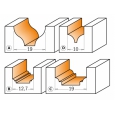 CMT profilová fréza čelná R6,4 D19x11 profil A S=6mm HM 