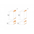 CMT Zaoblovacia obojstranná R2 + R3 S=12mm HM