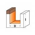 CMT Dlabacia a zarovnávacia fréza s ložiskom D16x19 B16 S=8 HM