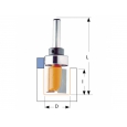 CMT Drážkovacia fréza s ložiskom D13x20 B13 S=6 HM                     