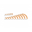 CMT Zaobľovacia fréza vydutá s ložiskom R38,1 D88,9x44,4 S=12mm                         