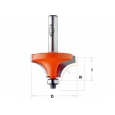 CMT Zaobľovacia fréza vydutá s ložiskom R25,4 D63,5x33,3 S=12mm                        