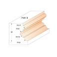 CMT Multiprofilová fréza s ložiskom - D38,1x28 S=12 HM                       