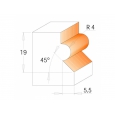 CMT Fréza na obklad WAINSCOT D23,8x19,05 S=12mm HM                      