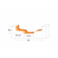 CMT Fréza na výplň D35xR3,2 S=12mm HM                         