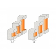 CMT Drážkovacia fréza bočná s ložiskom D22,2x19,05 R4,76 S=12mm HM                        