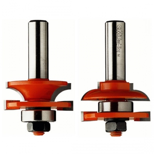 CMT Sada fréz na rám výplne profil A D44,4x18-22 S=12mm HM