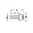 Skrutka TCEI washer - 3,2Wx9,5x12,7 D7