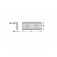Žiletka 50x12x1,5 35° LAMINO KCR02, SMG02, MG06  - N011-50015,L50MDF,450122,120154,350122