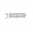 Žiletka 50x9x1,5 35° 3otvory LAMINO KCR02, SMG02, MG06  - N012-50015
